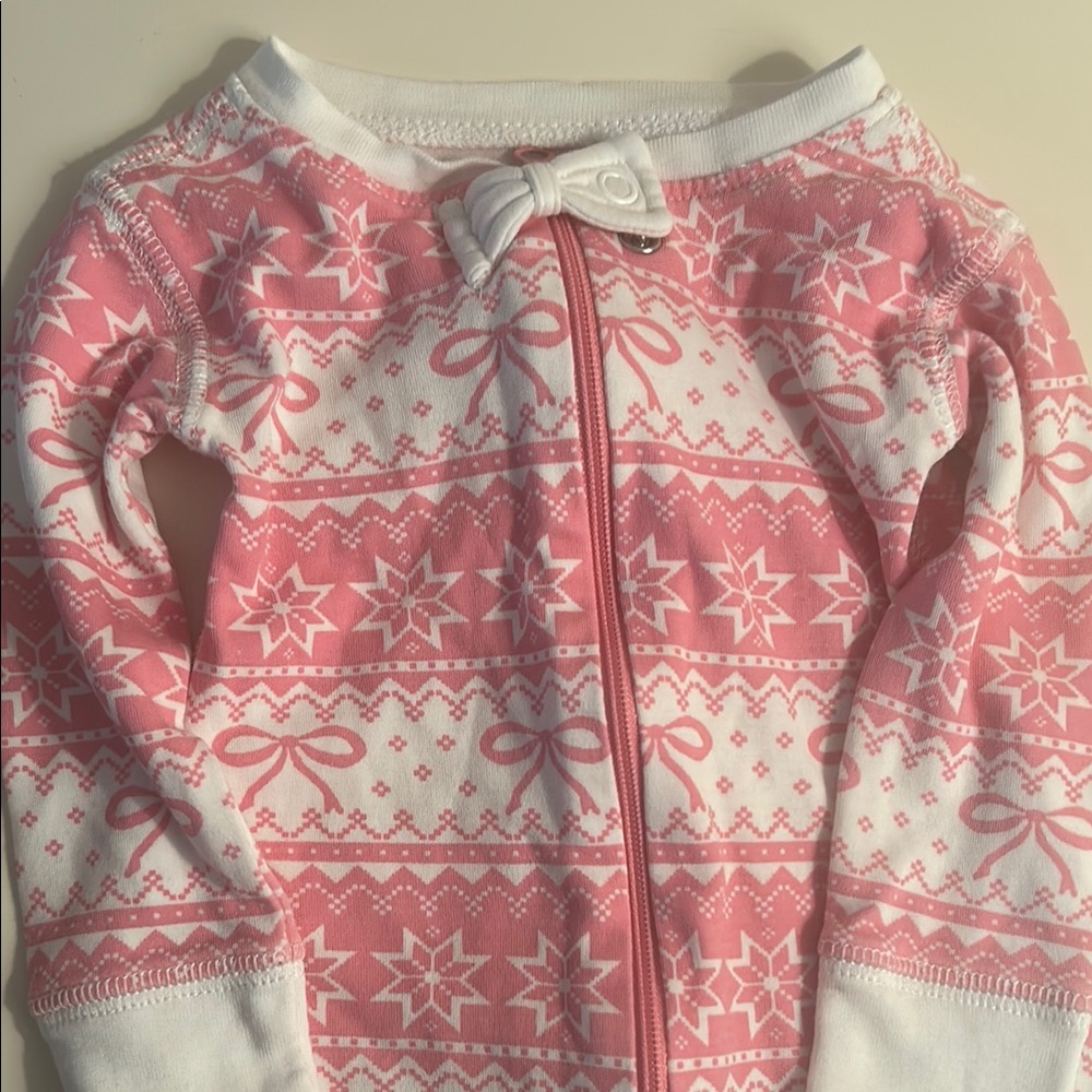 The Beaufort Bonnet Company Pink and White Kids Pajamas sz6-12